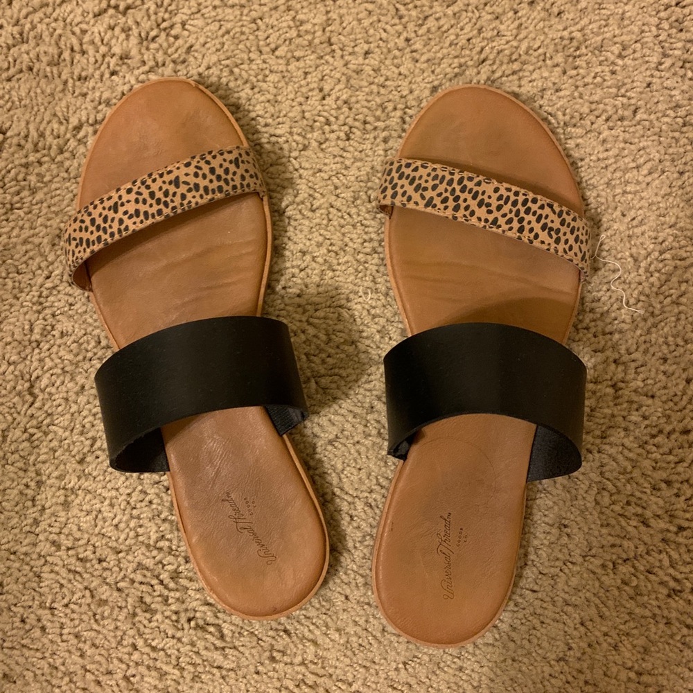 cheetah sandals